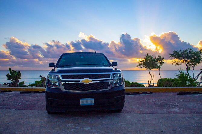 Departures in Luxury Suv From Tulum to Cancun Airport