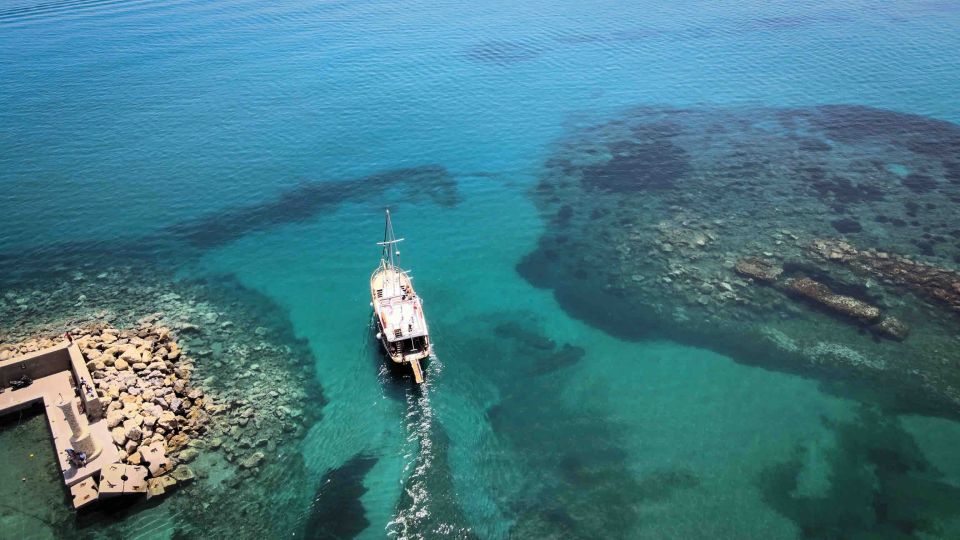 Hersonisos: Boat Cruise With Swim Stops and Lunch - Key Points