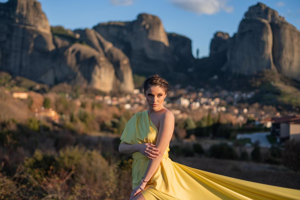 Kalabaka: Meteora Flying Dress Photoshoot - Key Points