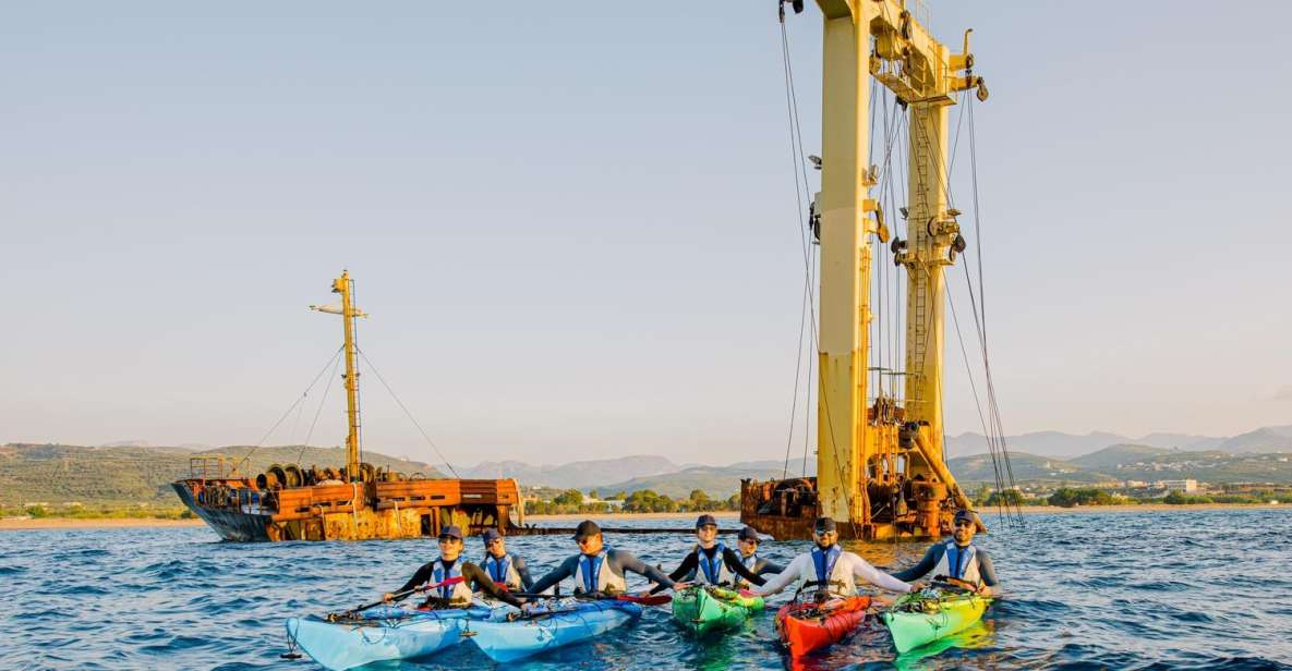 Kissamos: Sunset Kayak Tour to Shipwreck & Exclusive Beach - Key Points