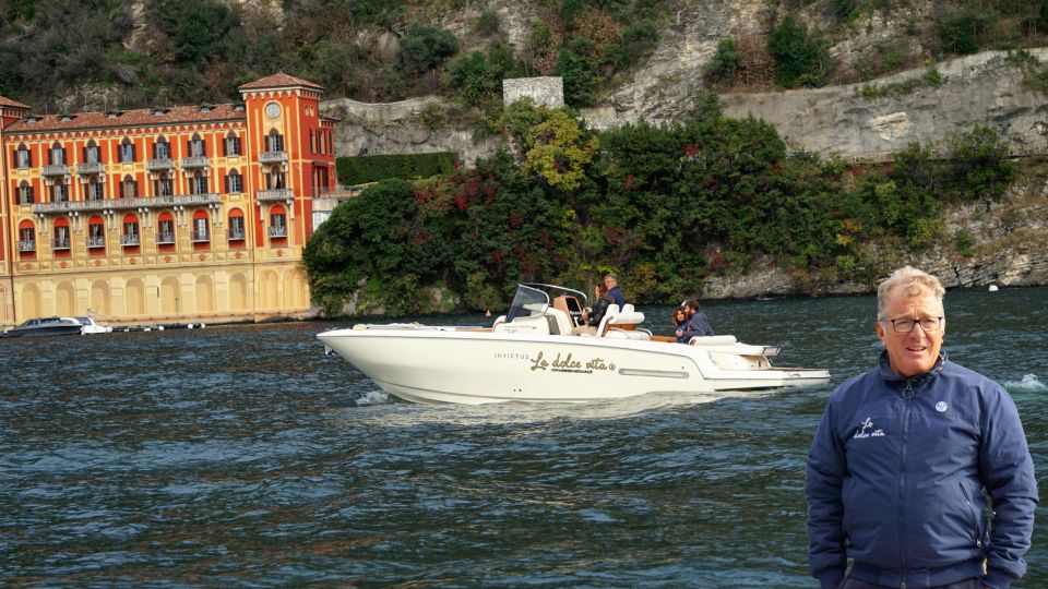 Lake Como: Dreamer Private Tour 1 Hour Invictus Boat - Key Points