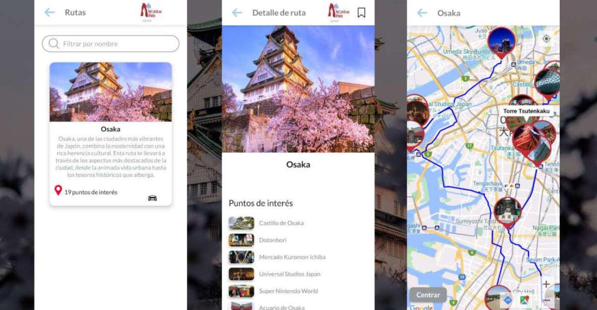 Osaka Self-Guided App With Multi-Language Audio Guide - Key Points