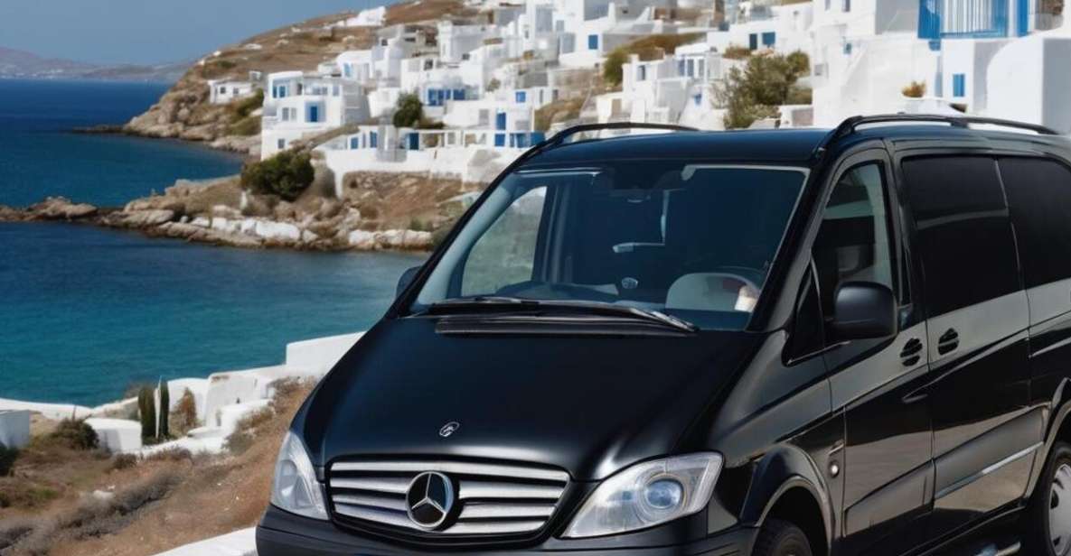 Private Transfer: From Mykonos Airport to Windmills-Mini Van - Key Points