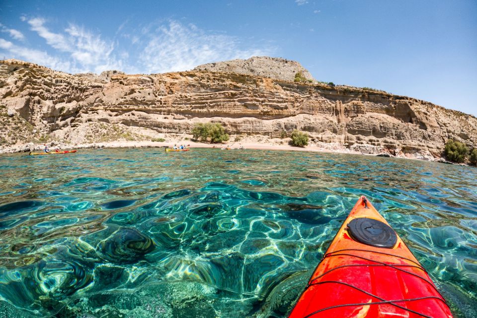 Rhodes: Sea Kayak Adventure to the Red Sand Beach - Key Points