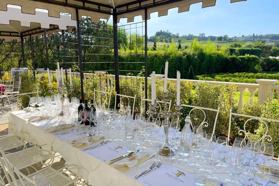 San Gimignano Private Garden Lunch on Royal Terrace - Key Points