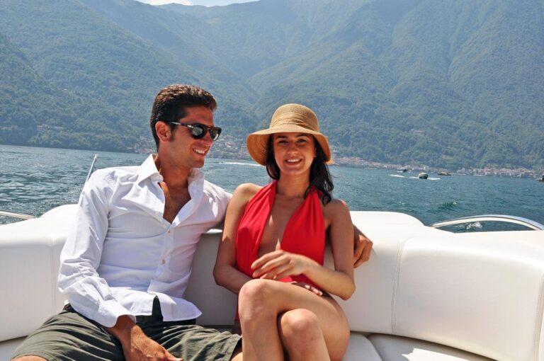 3 or 4 Hours Private Boat Tour on Lake Como With Prosecco