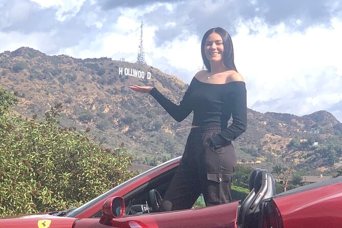 30-Minute Private Ferrari Driving Tour To Hollywood Sign - Language Options and Meeting Point