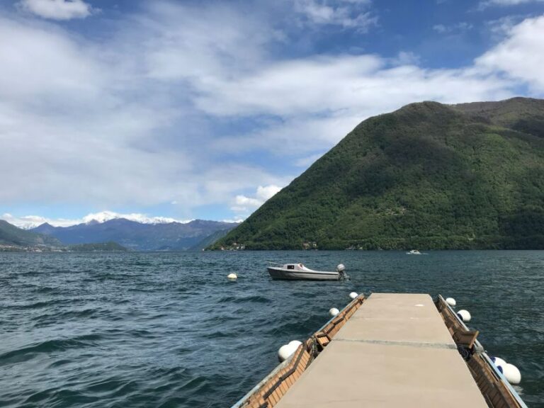 4 Hours Private Boat Tour Como Lake