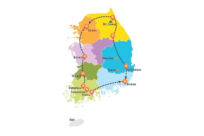 5-Day Korea Golden Route by K-Shuttle Tour From Seoul Including Busan, Yeosu - Whats Included and Excluded