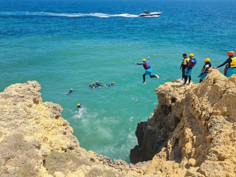 Albufeira: Guided Coasteering Tour With Cliff Jumping