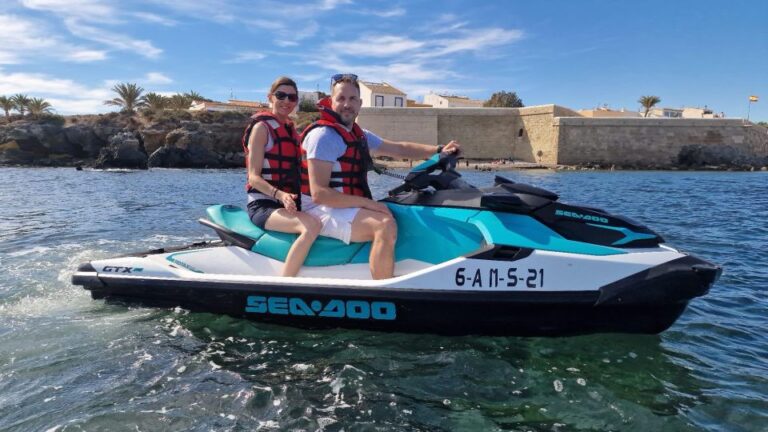 Alicante: Jetski Excursión to Tabarca Island With Snacks