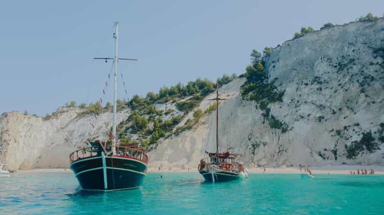 Argostoli : Full Day Boat Trip With Lunch on Queen Bee Boats