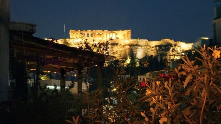 Athens: 7-Course Dinner and Wine Pairing With Acropolis View