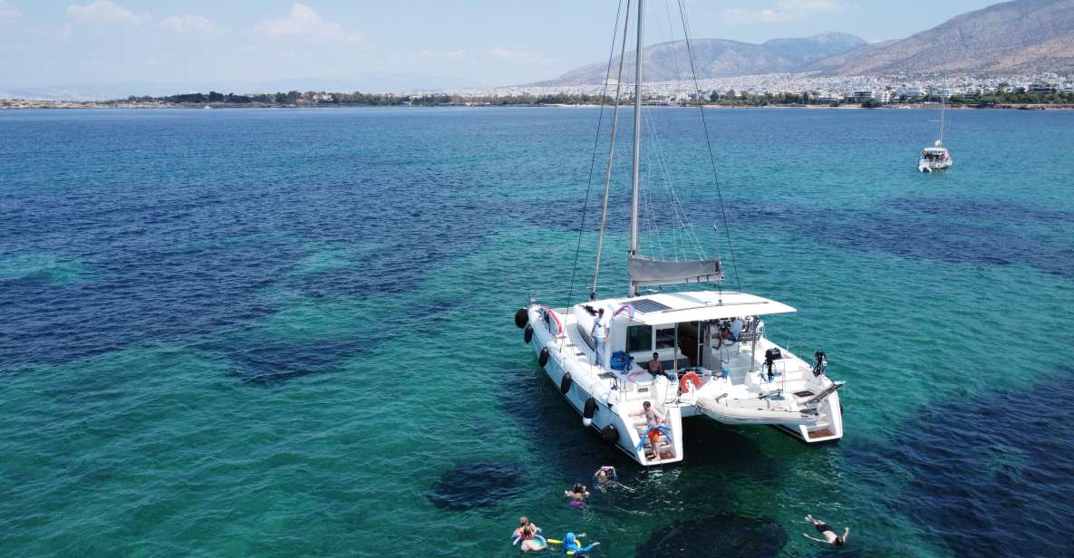 Athens Riviera Private Catamaran Cruise With Meal and Drinks - Activity Overview