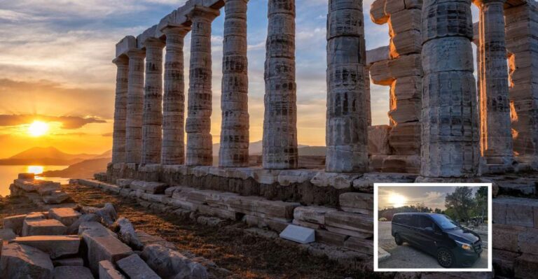 Athens: Wchair Accessible Tour to Sounion & Vouliagmeni Lake