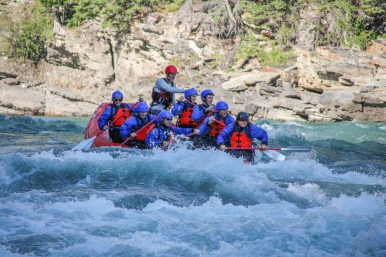 Banff: Horseshoe Canyon Whitewater Rafting Tour