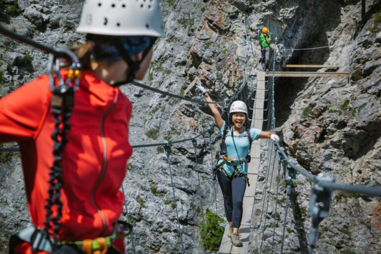 Banff: Mount Norquay 2.5 or 4-Hour Guided Via Ferrata Climb