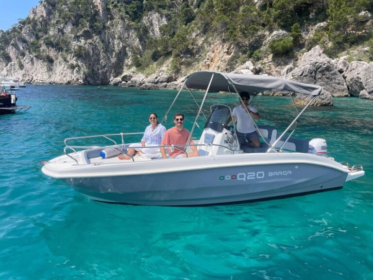 Capri: Highlights Tour With Snorkeling & Blue Grotto