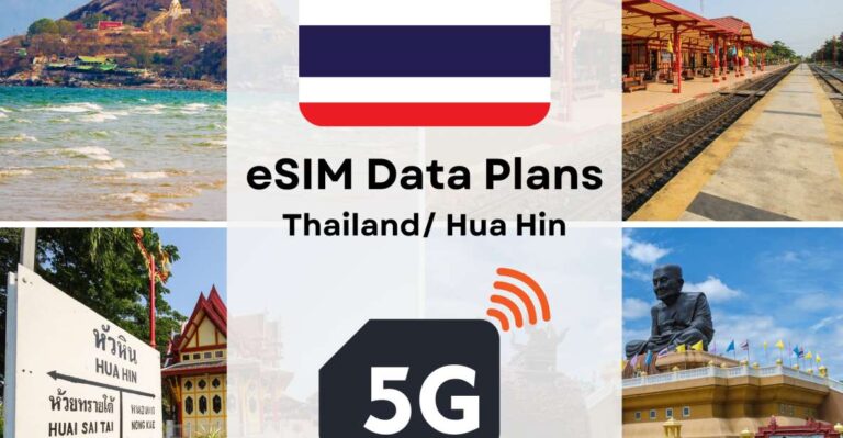 Chiang Rai: Esim Internet Data Plan for Thailand 4g/5g