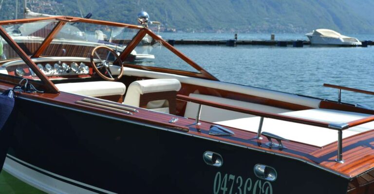 Classic Private Boat Tour Best Villas of Central Lake Como