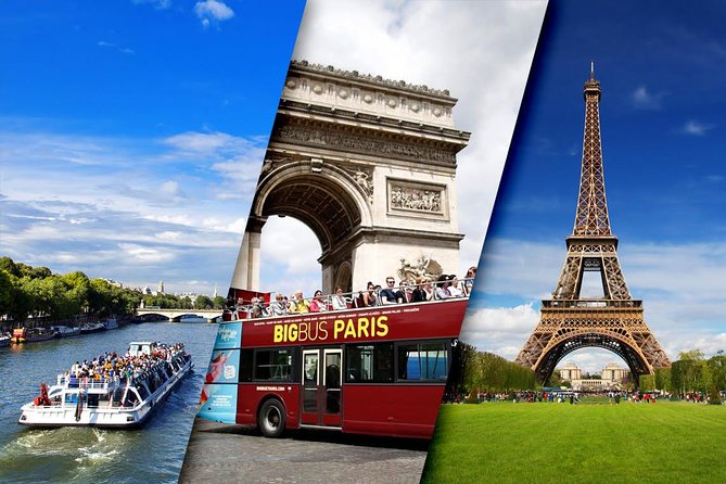 Eiffel Tower Skip the Line 2nd Floor Access With Big Bus and Seine River Cruise - Inclusions