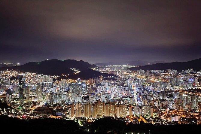 Enjoy the Night View of Busan From Hwangnyeongsan Mountain