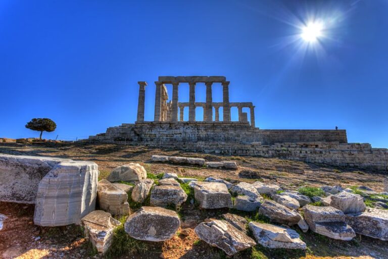 From Athens: Temple of Poseidon and Cape Sounion Guided Tour