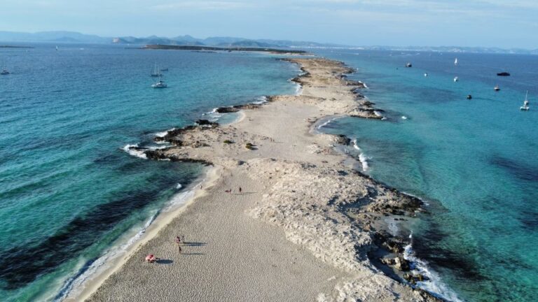 From Ibiza: Island Highlights & Formentera Private Boat Trip