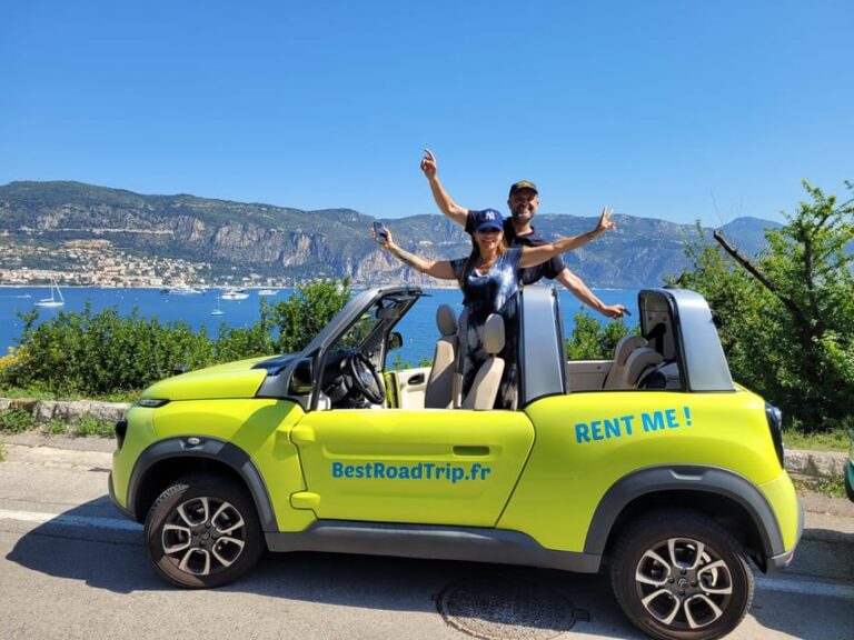 From Nice: Monaco & Eze Guided Tour in Electric Convertible