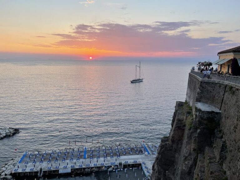 From Positano: Private Sorrento Sunset Tour