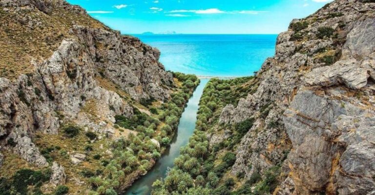 From Rethymnon Area: Private Trip to Preveli & Damnoni Beach