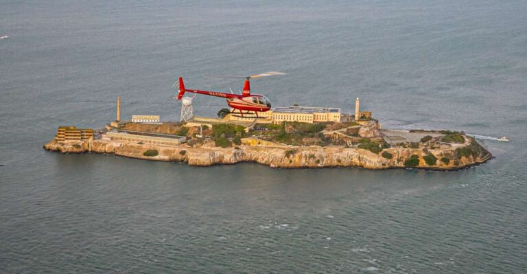 From Sausalito: San Francisco and Alcatraz Helicopter Tour