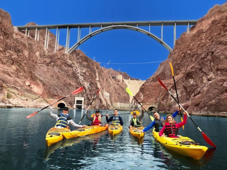 Hoover Dam Kayak Tour & Hike – Shuttle From Las Vegas