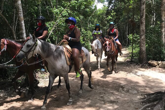 Horseback Ride With Atv, 6 Zip Lines, Swim in Cenote With Lunch and Transportation