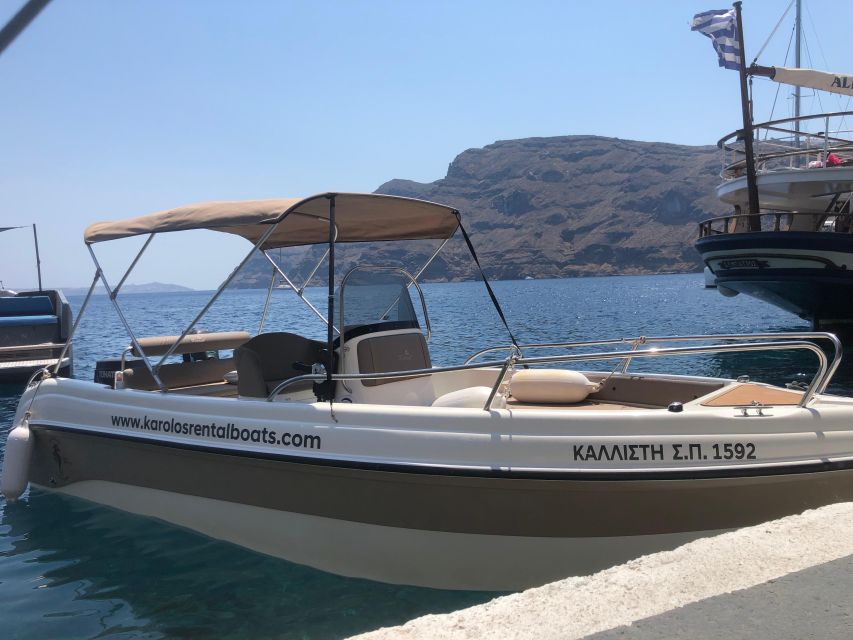 Karolos Rental Boats Santorini - Boat Rental Details