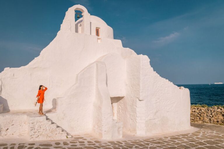 Mykonos: Private Photoshoot at Paraportiani Church