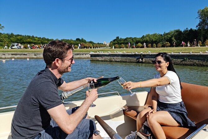 NEW Versailles Golf Cart Guided Tour Romantic Small Boat Escape With Champagne - Inclusions and Exclusions