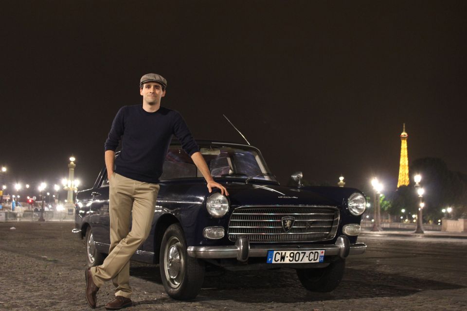 Paris: 1.5-Hour Vintage Car Night Tour - Tour Overview