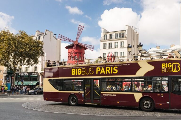 Paris: Big Bus Hop-On Hop-Off Tour and Arc De Triomphe