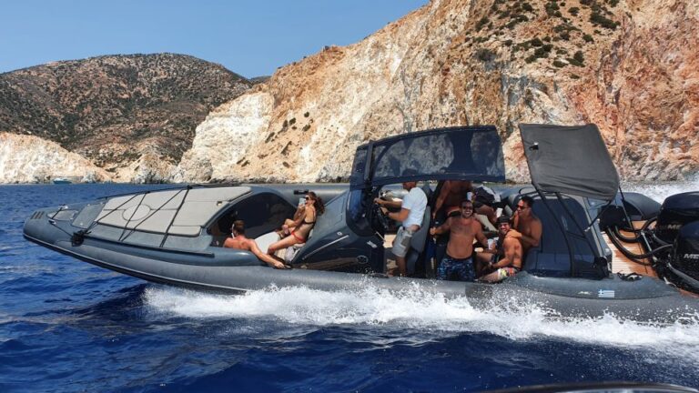 Serifos: Private RIB Cruise With Swim Stops, Snacks & Drinks