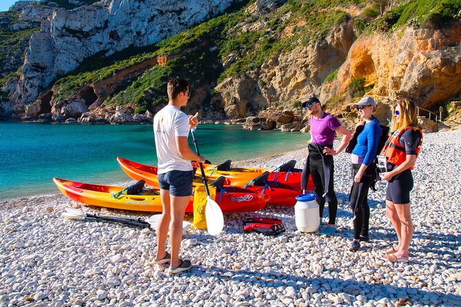 Uncharted Caves & Snorkelling Heaven: Cala Granadella Kayak Tour - Inclusions and Meeting Point