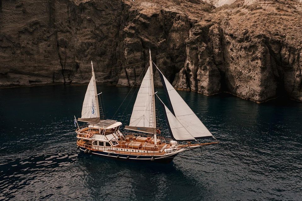 Adonis Luxury Schooner Santorini Sunset Cruise - Private Group Experience