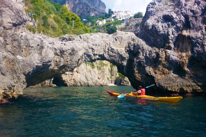 Amalfi Coast Kayak Tour Along Arches, Beaches and Sea Caves - Departure Point