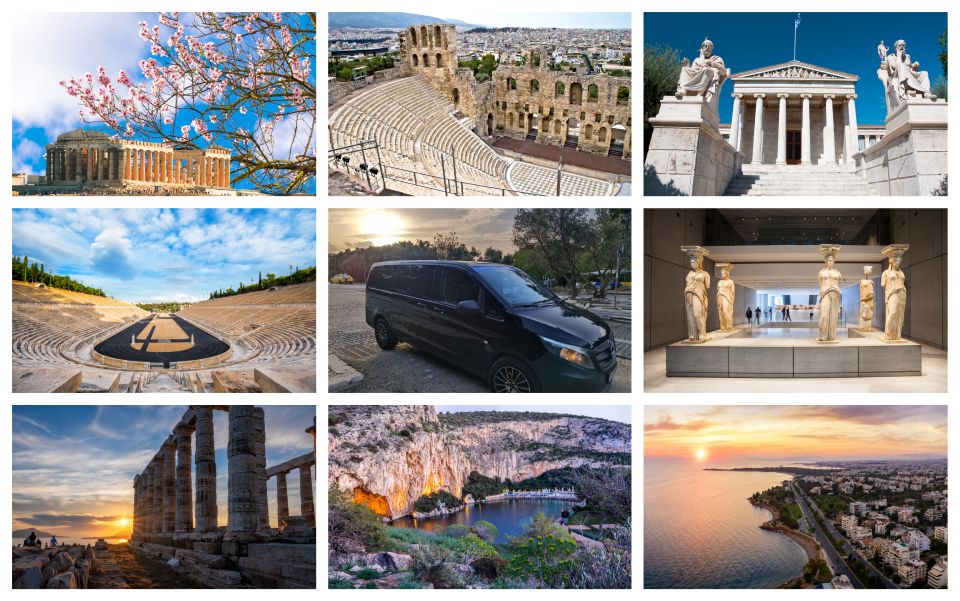 Athens:Private Day Tour to Athens, Sounio & Vouliagmeni Lake - Tour Description