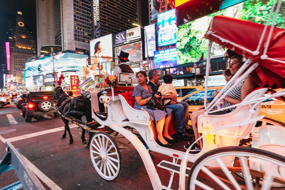 Central Park, Rockefeller & Times Carriage Ride (4 Adults) - Experience Highlights