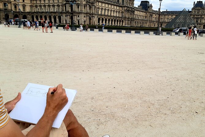 Drawing Workshop/Creative Notebook & Cultural Walk in the Tuileries - Location and Circuit