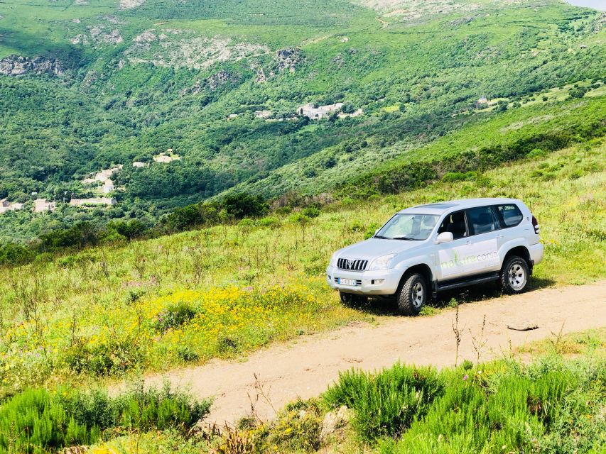 From Calvi: 4x4 Day Tour Mountain & Agriates Saleccia Beach - Tour Duration and Pickup Locations