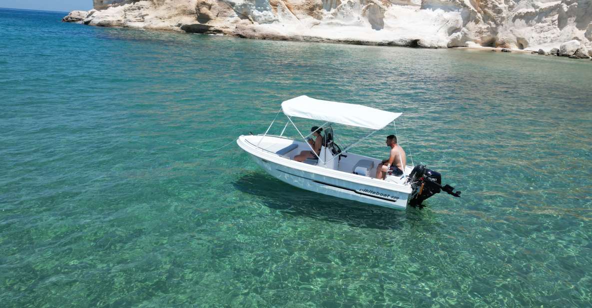 From Provatas Milos: Boat Rental to Kleftiko - Boat Rental Information