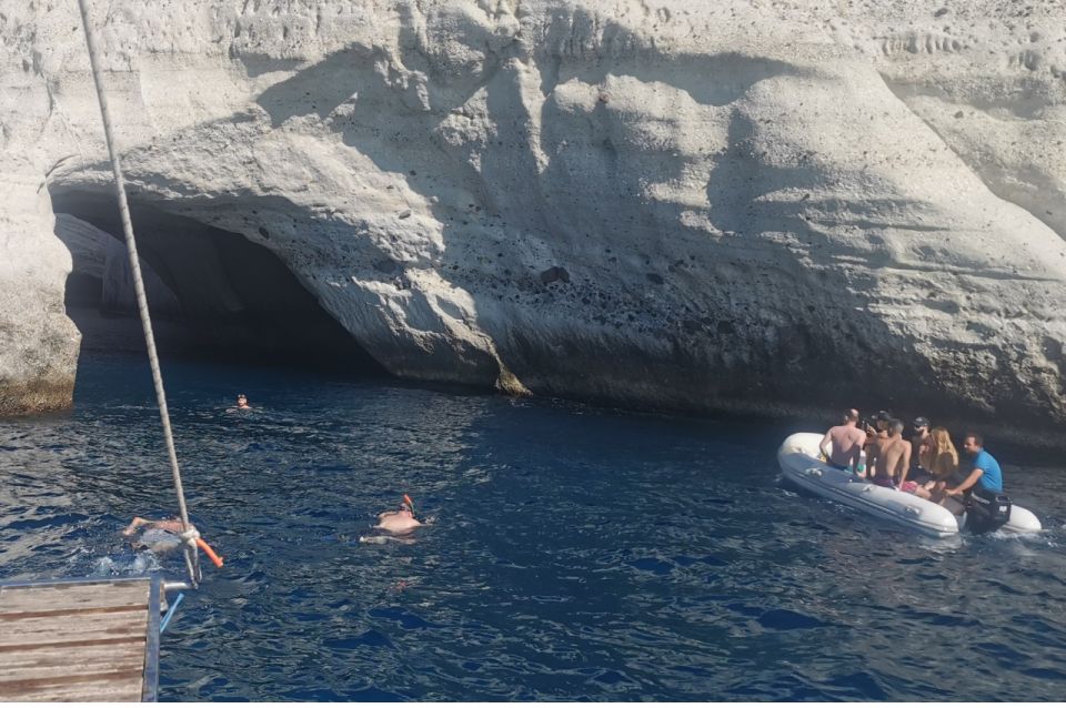 Milos: Full-Day Sailboat Cruise With Food and Open Bar - Inclusions and Experiences