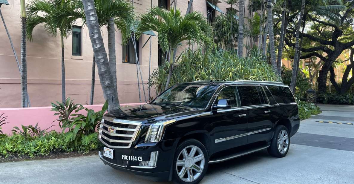 Oahu: Honolulu Airport Private by Escalade SUV - Booking Information